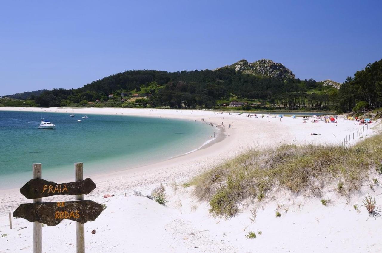Atico En Moana- Playa A Xunqueira, A 15 Min De Vigo Apartment Luaran gambar