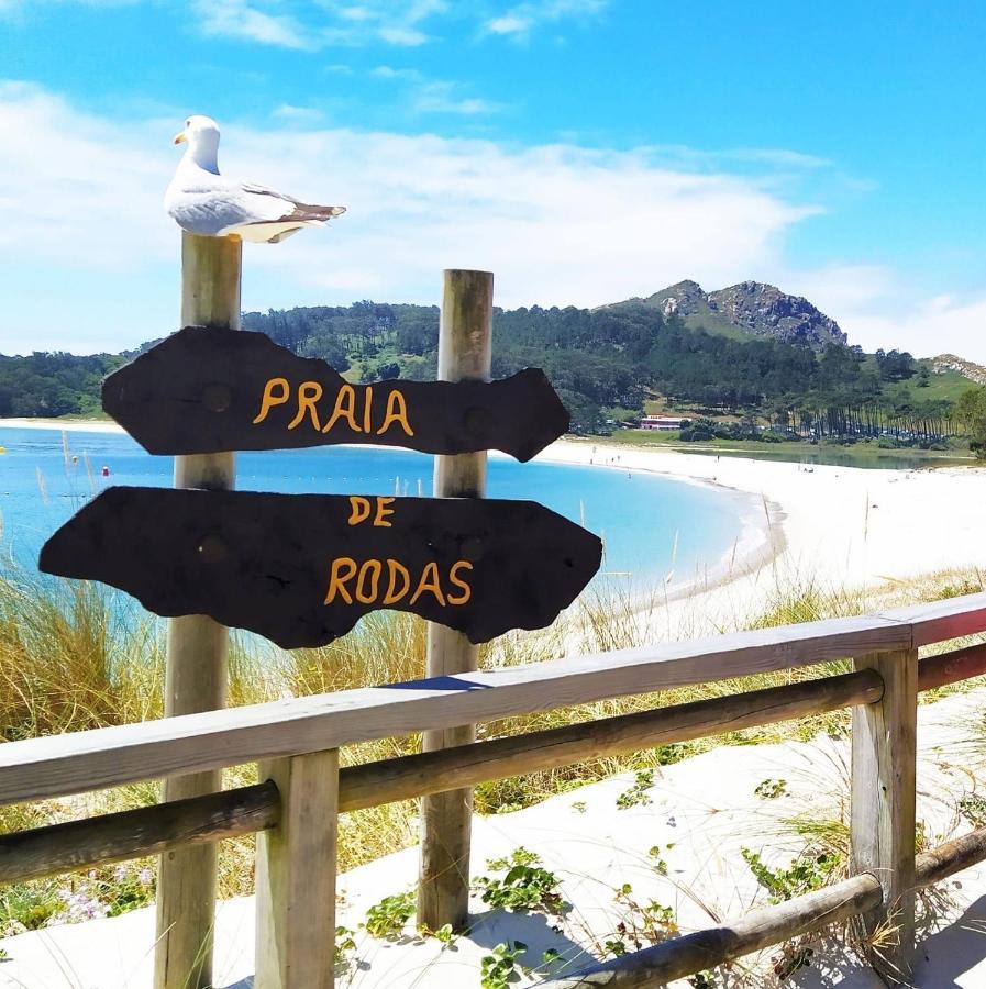 Atico En Moana- Playa A Xunqueira, A 15 Min De Vigo Apartment Luaran gambar